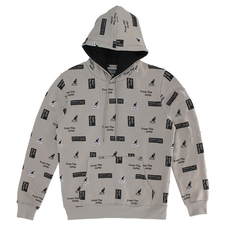 Aop Logo Hoody // Taupe (S)