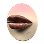 Lips Sculpture // Warm Brown On Ombre