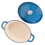 BergHOFF Neo 10pc Cast Iron Cookware Set, Blue