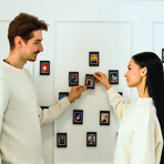 Wall Photo Decoration Frames // Set Of 70