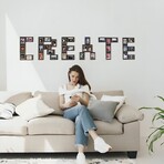 Wall Photo Decoration Frames // Set Of 70