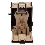 Pre-assembled Pinhole Instant SQUARE Film Camera (Stained Brown)