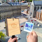 Pre-assembled Pinhole Instant SQUARE Film Camera (Stained Brown)