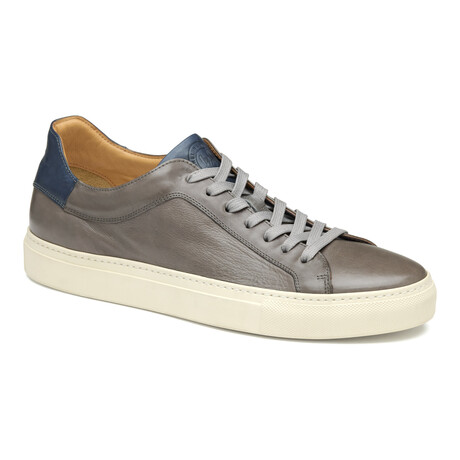 Jared Lace-To-Toe Leather Sneakers // Gray (8)