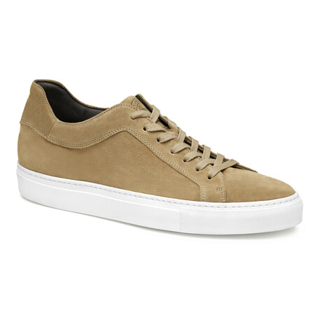 Jared Lace-To-Toe Suede Sneakers // Taupe (8)