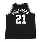 George Gervin Signed Spurs Photo & Alvin Robertson Signed Jerseys