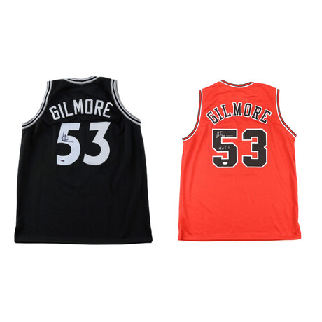 Artis Gilmore // San Antonio Spurs + Chicago Bulls // Signed Jerseys