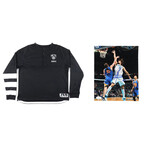 Brook Lopez Nets Warm-Up Jacket & Robin Lopez Hornets Signed Photo