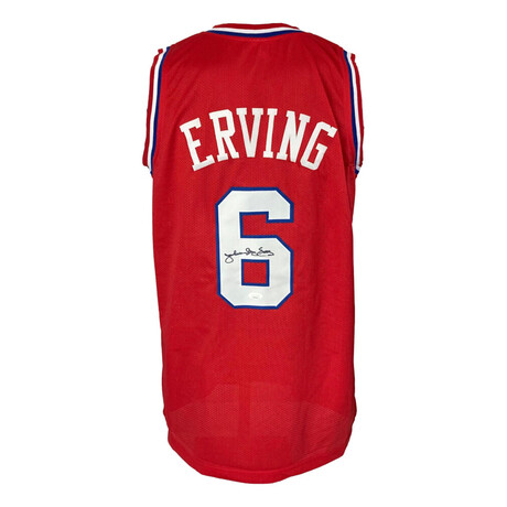 Julius "Dr. J" Erving // Philadelphia 76ers // Signed Jersey