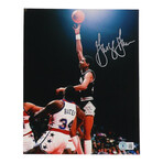 George Gervin Signed Spurs Photo & Alvin Robertson Signed Jerseys