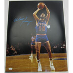 NY Knicks // Reed & Frazier Signed Photo + Frazier Signed Jersey