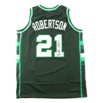 George Gervin Signed Spurs Photo & Alvin Robertson Signed Jerseys