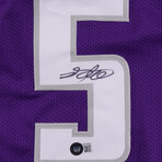 Sacramento Kings Mitch Richmond & De'Aaron Fox Signed Jerseys