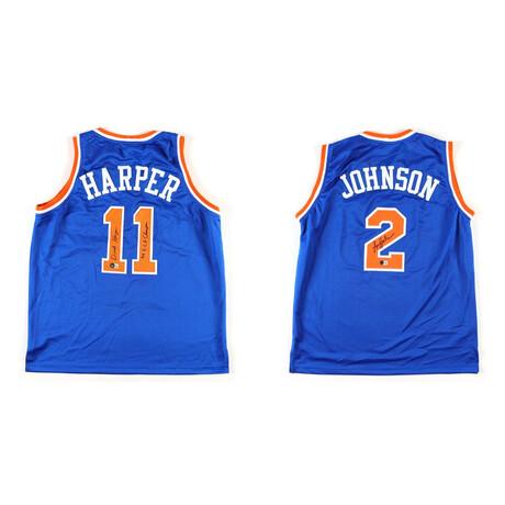 New York Knicks // Larry Johnson + Derek Harper // Jerseys