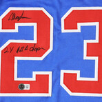 Mark Aguirre Detroit Pistons Signed Jersey