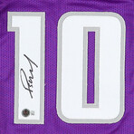 Sacramento Kings Chris Webber Signed Photo & Domantas Sabonis Signed Jersey