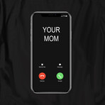 Your Mom Calling // Black (L)