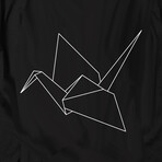 Origami Crane // Black (2XL)