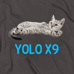 Cat Yolo X9 // Charcoal (XL)