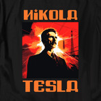 Nikolai Tesla Super Star // Black (2XL)