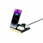 PowerGlow 4-in-1 Wireless Charging Station // Black
