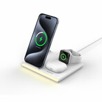 PowerGlow 4-in-1 Wireless Charging Station // White
