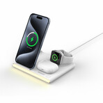 PowerGlow 4-in-1 Wireless Charging Station // Duo // White
