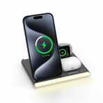 PowerGlow 4-in-1 Wireless Charging Station // Black
