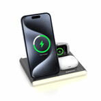 PowerGlow 4-in-1 Wireless Charging Station // Duo // Black
