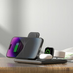 PowerGlow 4-in-1 Wireless Charging Station // Duo // Black