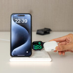 PowerGlow 4-in-1 Wireless Charging Station // White