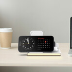 PowerGlow 4-in-1 Wireless Charging Station // Trio // White