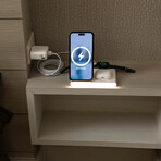 PowerGlow 4-in-1 Wireless Charging Station // White