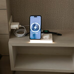PowerGlow 4-in-1 Wireless Charging Station // Duo // White