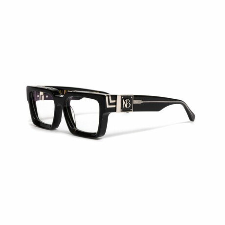 Men's // Actor // Acetate Glasses // Silver + Black + Clear