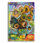 Gogh Sunflowers (16"H x 12"W x 0.13"D)