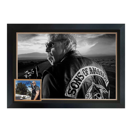 Ron Perlman // Signed Sons of Anarchy Framed Display // TV Collectible