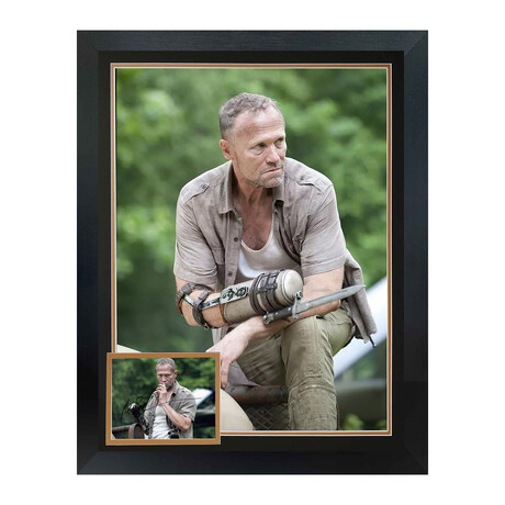 The Walking Dead // Framed Display Signed by Michael // TV Collectible
