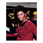 Nichelle Nichols // Signed Lieutenant Uhura 8x10 Photo // Star Trek Collectible