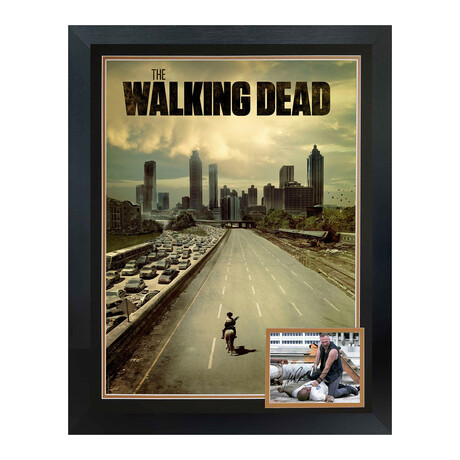 Michael Rooker // Signed The Walking Dead Framed Display // TV Collectible