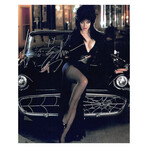 Cassandra Peterson // Elvira Signed 8x10 Photo w/ Macabre Mobile // Horror Collectible