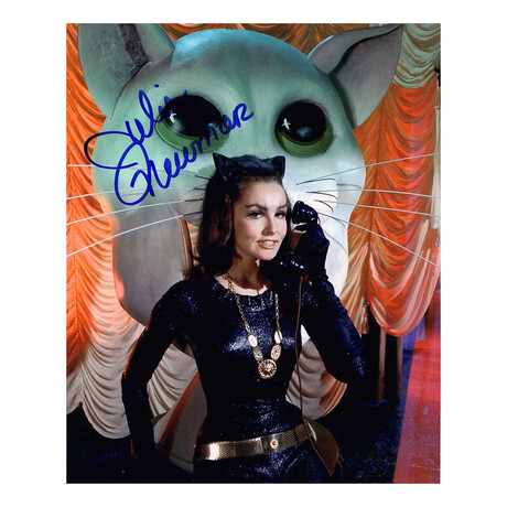 Julie Newmar // Signed Catwoman Photo // Batman 1966 Collectible