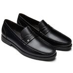 Leather Loafers // Black (US: 10.5)