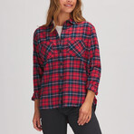 Stoic // Women's // Daily Flannel // Cherry Plaid (S)