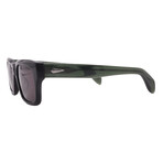 Rag & Bone // Mens RNB5038/S 0807 Square Sunglasses //  Black + Green