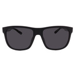Armani // Men's EA4182U 500187 Square Sunglasses // Black Red + Gray