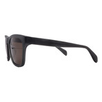 Rag & Bone // Mens RNB5051/S RIW  Square Sunglasses // Matte Black  + Brown