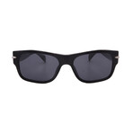 Rag & Bone // Mens RNB5057/S 0807  Square Sunglasses // Black  + Grey