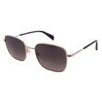 Rag & Bone // Mens RNB5049/G/S J5G Pilot Sunglasses // Gold + Grey Gradient