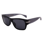 Rag & Bone // Mens RNB5057/S 0807  Square Sunglasses // Black  + Grey